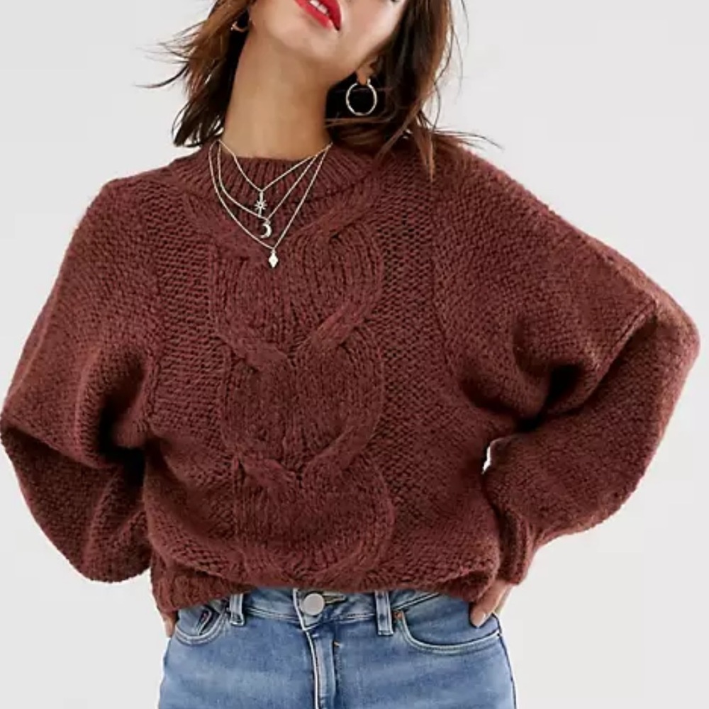 ASOS balloon sleeve sweater / Size 0